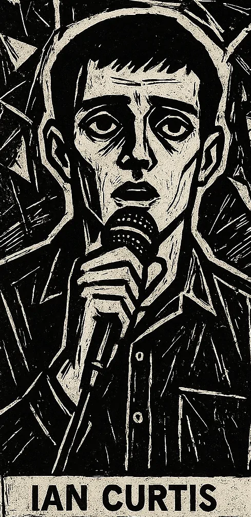 Ian Curtis de Joy Division
